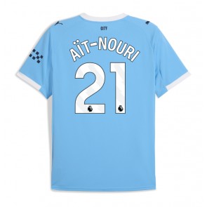 Manchester City Rayan Ait-Nouri #21 Hjemmebanetrøje 2025-26 Kortærmet